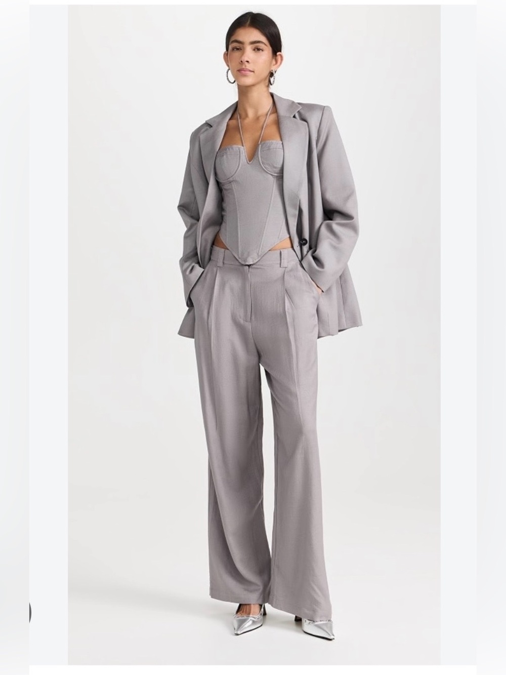 Lioness La Quinta Pants in Gray, size S